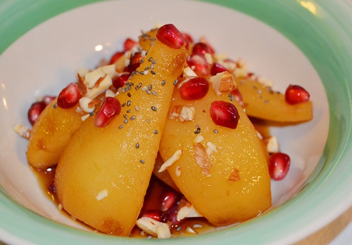 Poire et grenade